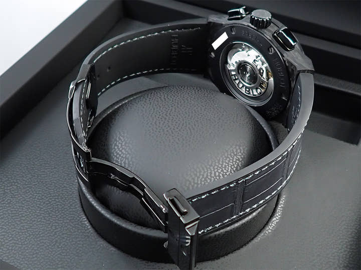 ウブロ クラシックフュージョン アエロフュージョン クロノグラフ フロステッドカーボン Ref.525.QK.0170.NR.JPN スケルトン文字盤 美品 T1Y4Z82J