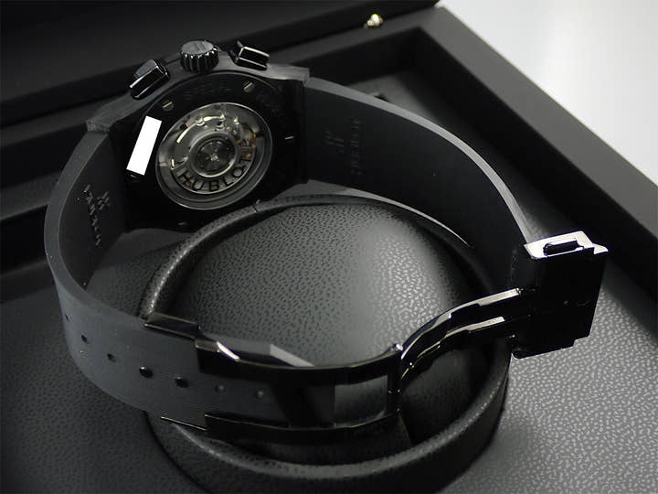 ウブロ クラシックフュージョン アエロフュージョン クロノグラフ フロステッドカーボン Ref.525.QK.0170.NR.JPN スケルトン文字盤 極美品 5WZPLZRU