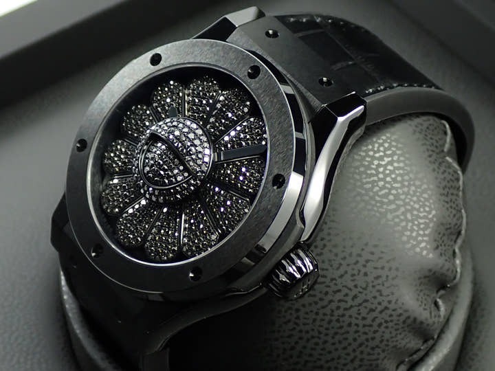 ウブロ クラシック フュージョン タカシムラカミ オールブラック Ref.507.CX.9000.RX.TAK21 ブラック文字盤 未使用 3ZJ7F672