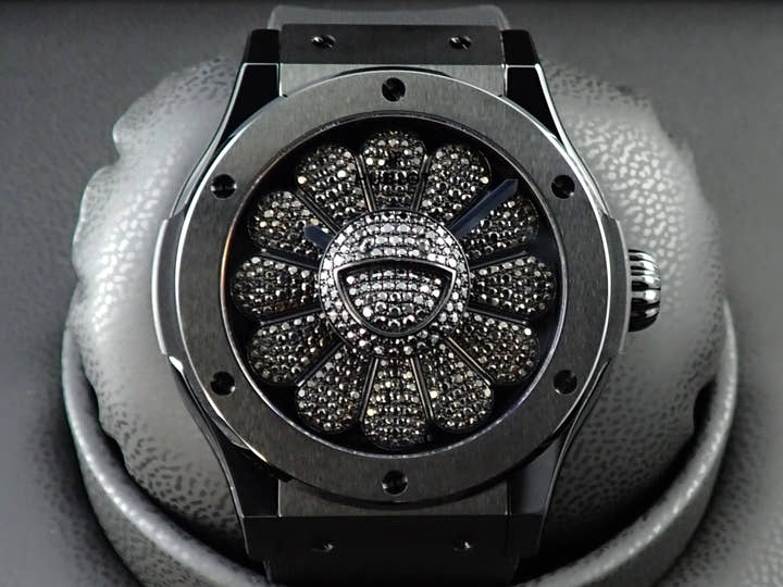 ウブロ クラシック フュージョン タカシムラカミ オールブラック Ref.507.CX.9000.RX.TAK21 ブラック文字盤 極美品 21LAYUCT