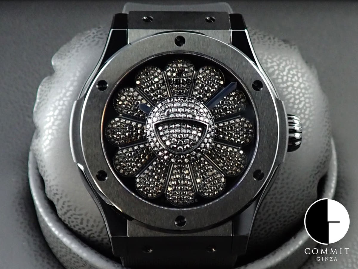 ウブロ クラシック フュージョン タカシムラカミ オールブラック Ref.507.CX.9000.RX.TAK21 ブラック文字盤 極美品 21LAYUCT