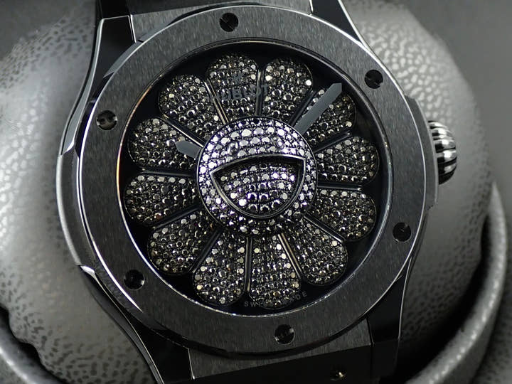 ウブロ クラシック フュージョン タカシムラカミ オールブラック Ref.507.CX.9000.RX.TAK21 ブラック文字盤 極美品 21LAYUCT