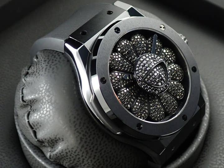 ウブロ クラシック フュージョン タカシムラカミ オールブラック Ref.507.CX.9000.RX.TAK21 ブラック文字盤 極美品 21LAYUCT