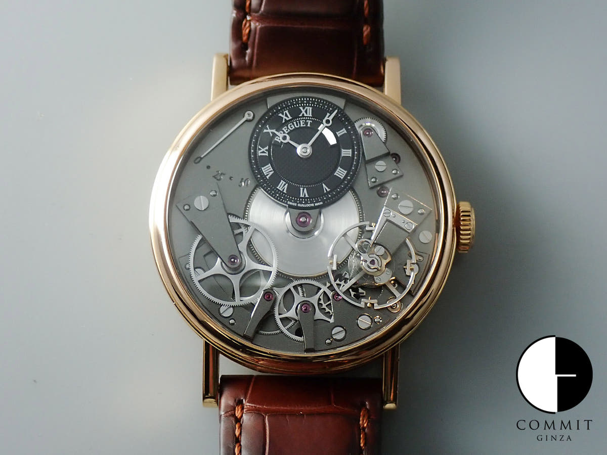 ブレゲ クラシック トラディション Ref.7027BR/G9/9V6 ブラックギョーシェ文字盤 中古 3A12A74M