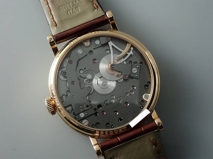 ブレゲ クラシック トラディション Ref.7027BR/G9/9V6 ブラックギョーシェ文字盤 中古 3A12A74M