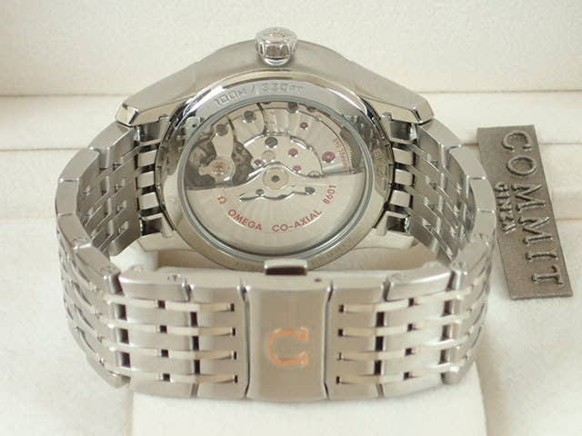 オメガ デヴィル Ref.431.10.41.22.02.001 シルバー文字盤 中古 co-axial-2