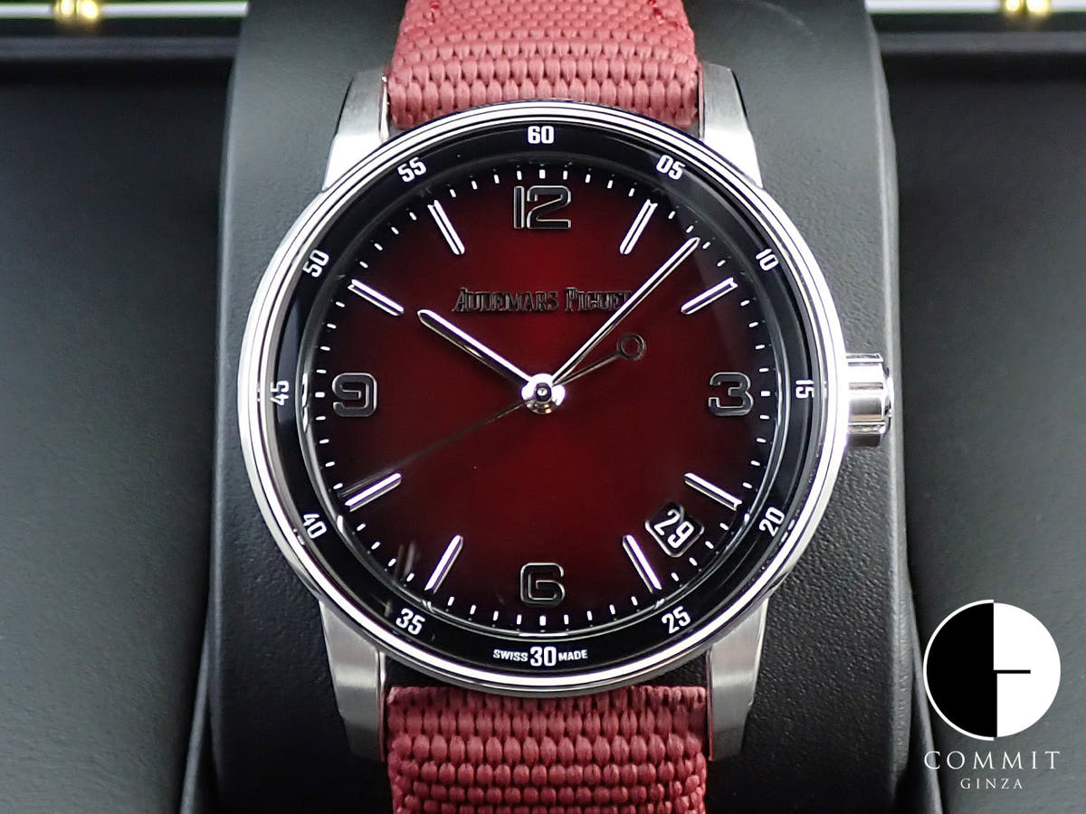 オーデマピゲ CODE 11.59 バイ オーデマ ピゲ Ref.15210BC.OO.A500KB.01 ホワイトゴールド スモークバーガンディーラッカー文字盤