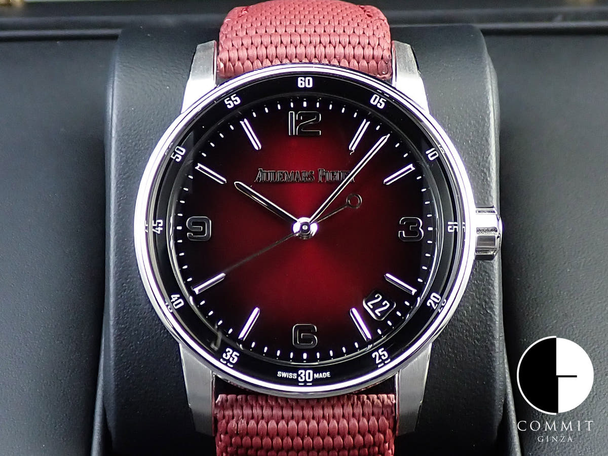 オーデマピゲ CODE 11.59 バイ オーデマ ピゲ Ref.15210BC.OO.A500KB.01 ホワイトゴールド スモークバーガンディーラッカー文字盤