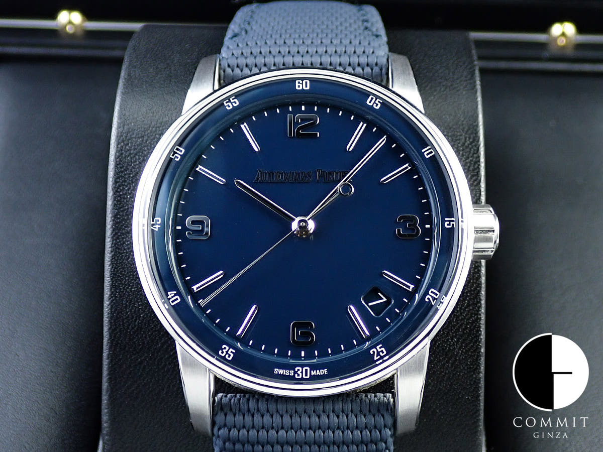 オーデマピゲ CODE 11.59 バイ オーデマ ピゲ Ref.15210BC.OO.A321CR.01 ホワイトゴールド ブルーラッカー文字盤