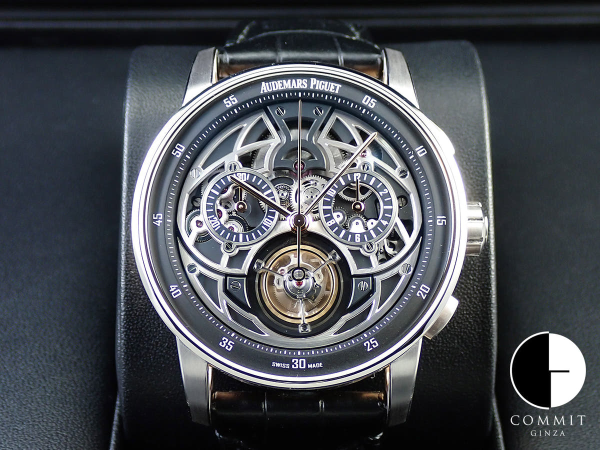 オーデマピゲ CODE 11.59 バイ オーデマ ピゲ Ref.26399CR.OO.D002CR.01 ホワイトゴールド/ピンクゴールド オープンワーク文字盤
