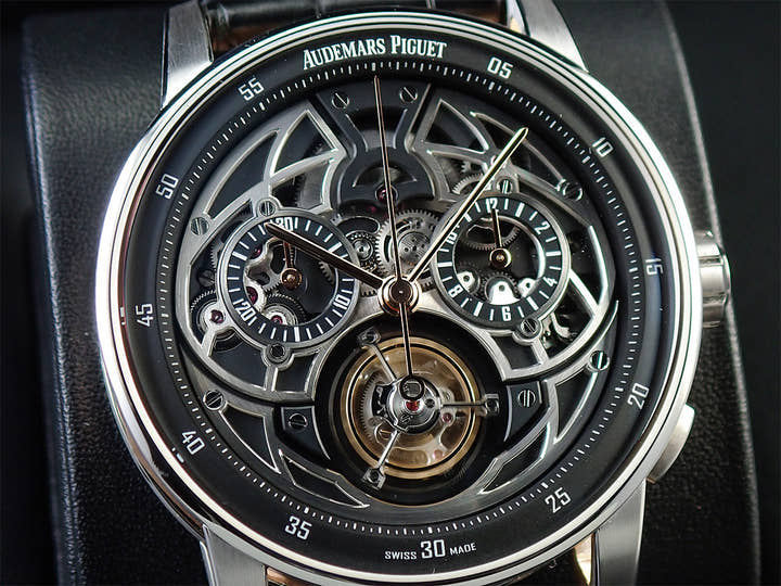 オーデマピゲ CODE 11.59 バイ オーデマ ピゲ Ref.26399CR.OO.D002CR.01 ホワイトゴールド/ピンクゴールド オープンワーク文字盤