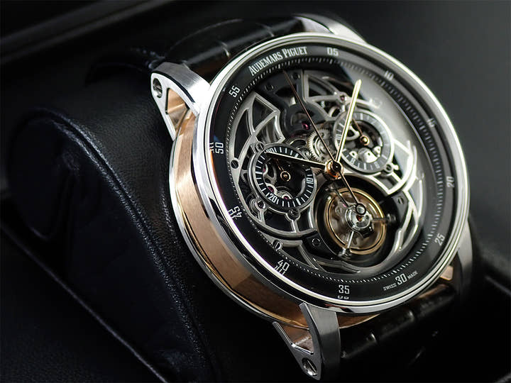 オーデマピゲ CODE 11.59 バイ オーデマ ピゲ Ref.26399CR.OO.D002CR.01 ホワイトゴールド/ピンクゴールド オープンワーク文字盤