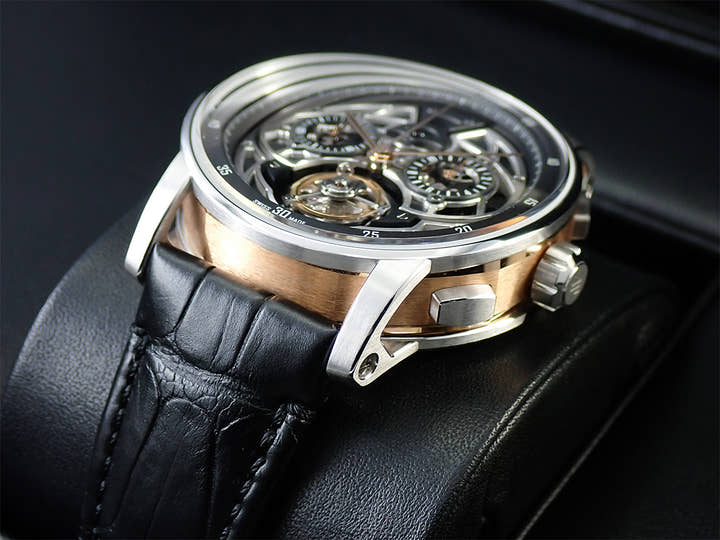 オーデマピゲ CODE 11.59 バイ オーデマ ピゲ Ref.26399CR.OO.D002CR.01 ホワイトゴールド/ピンクゴールド オープンワーク文字盤