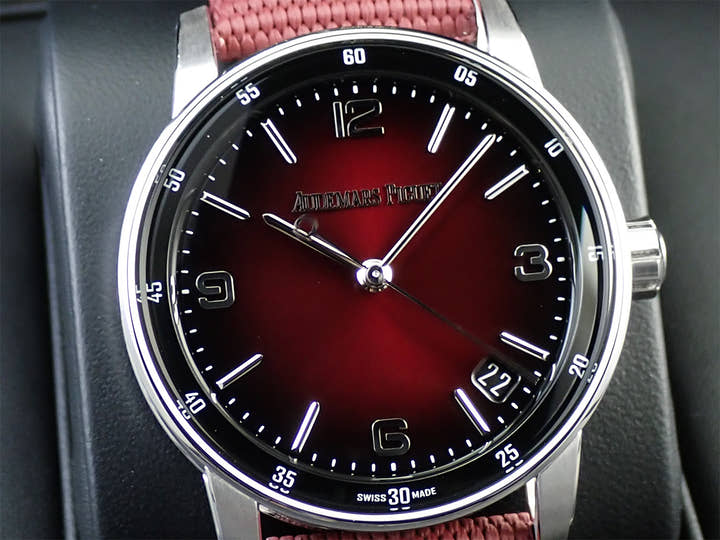 オーデマピゲ CODE 11.59 バイ オーデマ ピゲ Ref.15210BC.OO.A500KB.01 ホワイトゴールド スモークバーガンディーラッカー文字盤