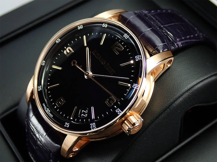 オーデマピゲ CODE 11.59 バイ オーデマ ピゲ Ref.15210OR.OO.A616CR.01 ピンクゴールド パープル文字盤