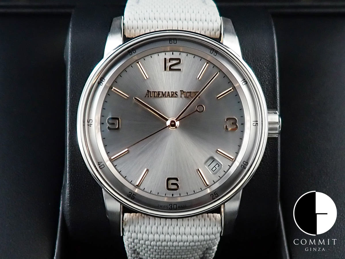 オーデマピゲ CODE 11.59 バイ オーデマ ピゲ Ref.15210CR.OO.A009CR.01 ホワイトゴールド/ピンクゴールド グレーラッカー文字盤