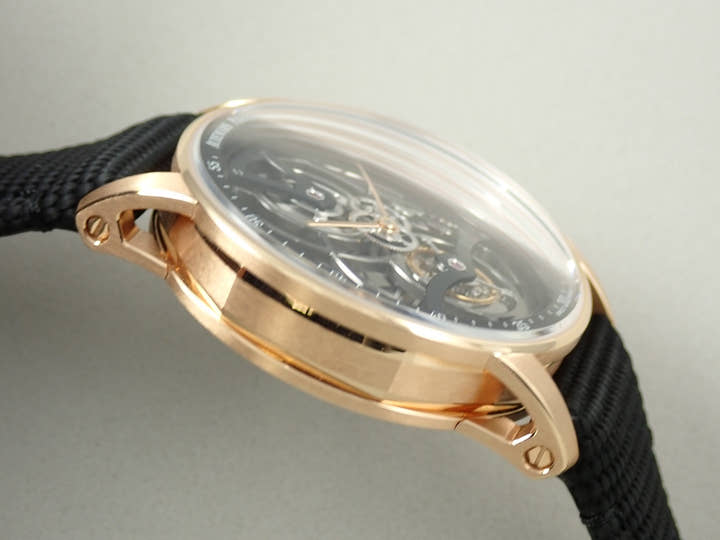 オーデマピゲ CODE 11.59 バイ オーデマ ピゲ トゥールビヨン オープンワーク Ref.26600OR.OO.D002CR.01 ピンクゴールド ブラックラッカーインナーベゼル、オープンワーク文字盤