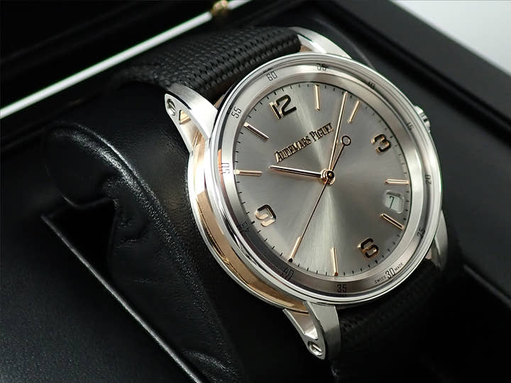 オーデマピゲ CODE 11.59 バイ オーデマ ピゲ Ref.15210CR.OO.A009CR.01 ホワイトゴールド/ピンクゴールド グレーラッカー文字盤