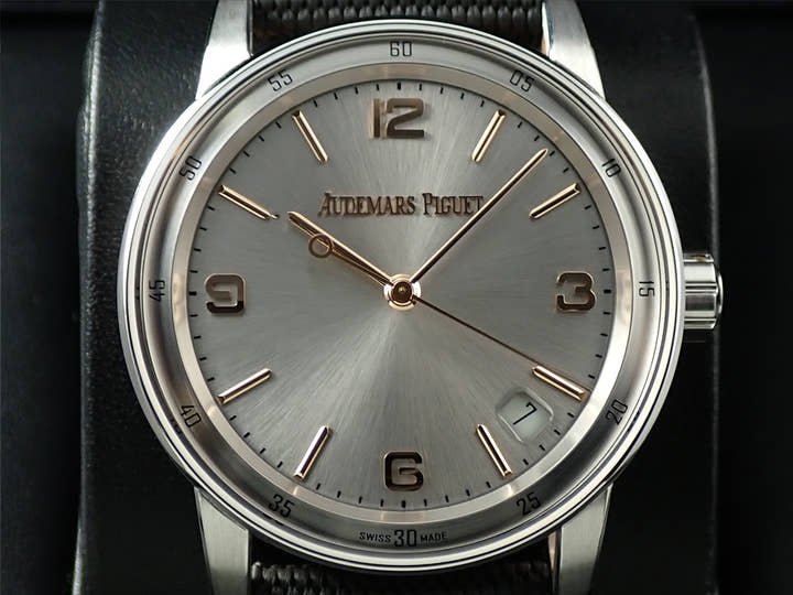 オーデマピゲ CODE 11.59 バイ オーデマ ピゲ Ref.15210CR.OO.A009CR.01 ホワイトゴールド/ピンクゴールド グレーラッカー文字盤