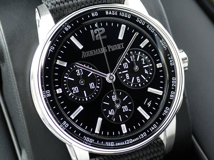 オーデマピゲ CODE 11.59 バイ オーデマ ピゲ クロノグラフ Ref.26393BC.OO.A002KB.02 ホワイトゴールド オニキス文字盤