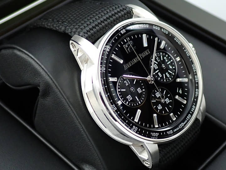 オーデマピゲ CODE 11.59 バイ オーデマ ピゲ クロノグラフ Ref.26393BC.OO.A002KB.02 ホワイトゴールド オニキス文字盤