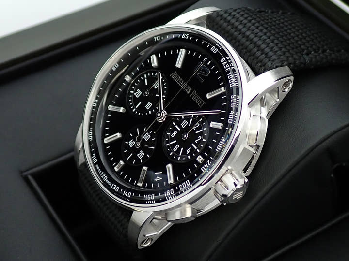 オーデマピゲ CODE 11.59 バイ オーデマ ピゲ クロノグラフ Ref.26393BC.OO.A002KB.02 ホワイトゴールド オニキス文字盤