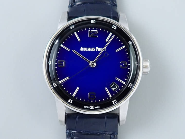 オーデマピゲ CODE 11.59 バイ オーデマ ピゲ ボリショイ限定モデル Ref.15210BC.OO.A321CR.99 ホワイトゴールド スモークブルーエナメル文字盤