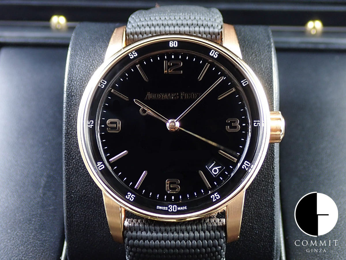 オーデマピゲ CODE 11.59 バイ オーデマ ピゲ Ref.15210OR.OO.A002CR.01 ピンクゴールド ブラック文字盤