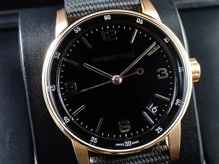 オーデマピゲ CODE 11.59 バイ オーデマ ピゲ Ref.15210OR.OO.A002CR.01 ピンクゴールド ブラック文字盤
