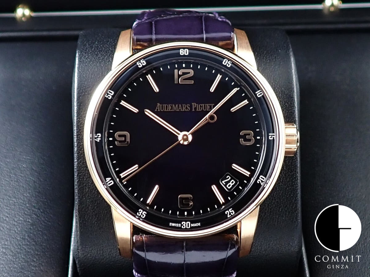 オーデマピゲ CODE 11.59 バイ オーデマ ピゲ Ref.15210OR.OO.A616CR.01 ピンクゴールド パープル文字盤