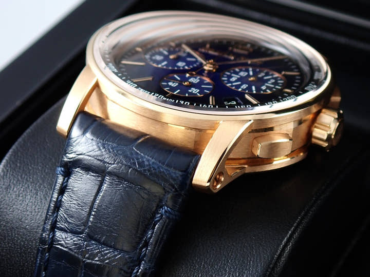 オーデマピゲ CODE 11.59 バイ オーデマ ピゲ クロノグラフ Ref.26393OR.OO.A028CR.01 ピンクゴールド スモークブルーラッカー文字盤