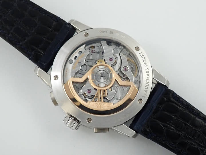 Audemars Piguet CODE 11.59 by Audemars Piguet Chronograph Ref. 26393BC.OO.A321CR.01 White Gold Blue Lacquer Dial