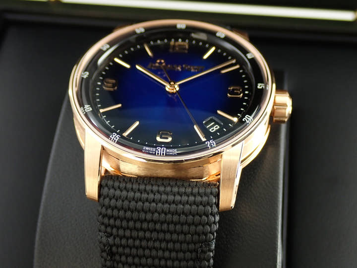 オーデマピゲ CODE 11.59 バイ オーデマ ピゲ Ref.15210OR.OO.A002KB.03 ピンクゴールド スモークブルーラッカー文字盤