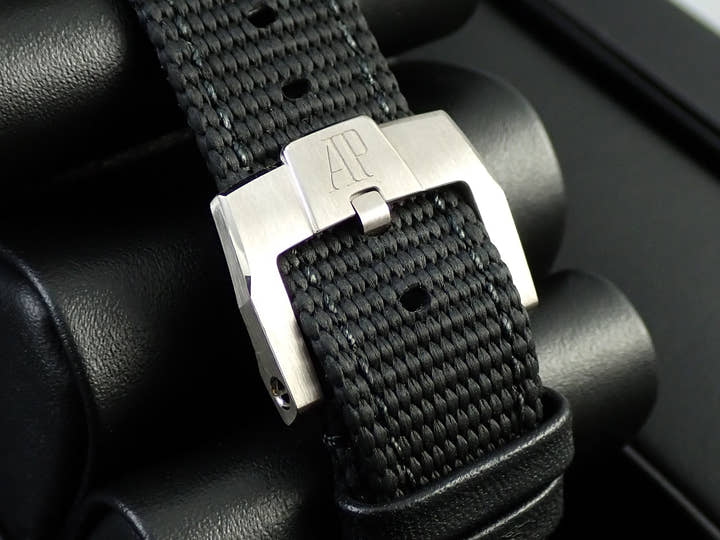 オーデマピゲ CODE 11.59 バイ オーデマ ピゲ クロノグラフ Ref.26393NB.OO.A002KB.01 ホワイトゴールド/セラミック スモークグレー文字盤