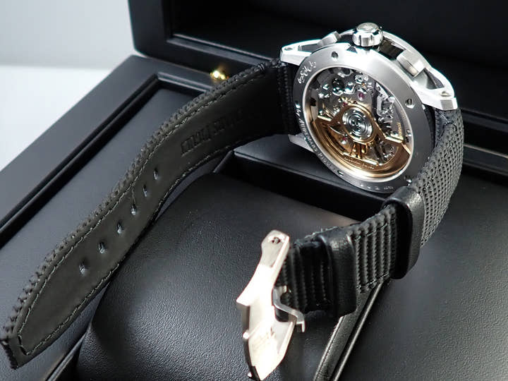 オーデマピゲ CODE 11.59 バイ オーデマ ピゲ クロノグラフ Ref.26393NB.OO.A002KB.01 ホワイトゴールド/セラミック スモークグレー文字盤