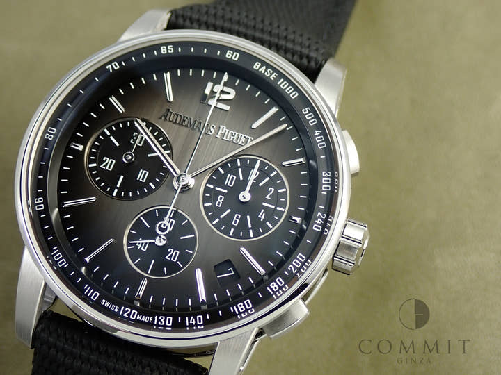 オーデマピゲ CODE 11.59 バイ オーデマ ピゲ クロノグラフ Ref.26393NB.OO.A002KB.01 ホワイトゴールド/セラミック スモークグレー文字盤