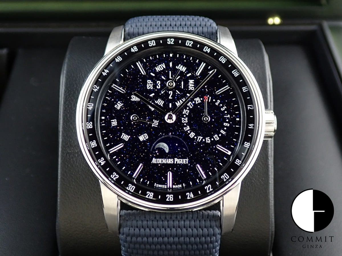 オーデマピゲ CODE 11.59 バイ オーデマ ピゲ パーペチュアルカレンダー Ref.26394BC.OO.D027KB.01 ホワイトゴールド ブルーアヴェンチュリン文字盤