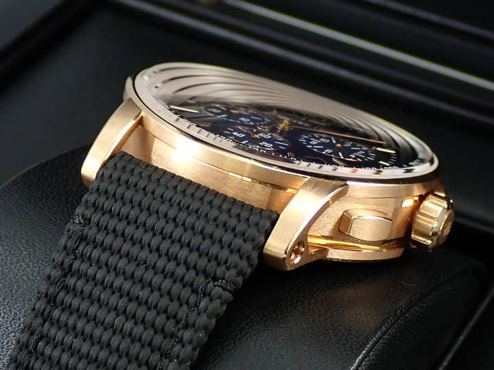 オーデマピゲ CODE 11.59 バイ オーデマ ピゲ クロノグラフ Ref.26393OR.OO.A028CR.01 ピンクゴールド スモークブルーラッカー文字盤