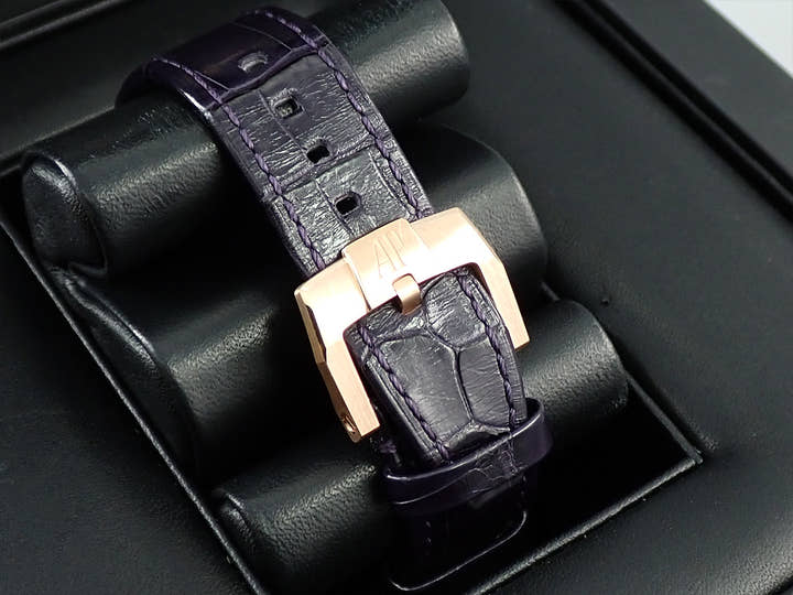 オーデマピゲ CODE 11.59 バイ オーデマ ピゲ クロノグラフ Ref.26393OR.OO.A616VE.01 ピンクゴールド パープル文字盤