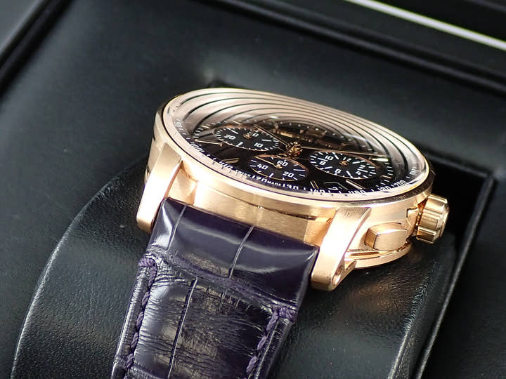 オーデマピゲ CODE 11.59 バイ オーデマ ピゲ クロノグラフ Ref.26393OR.OO.A616VE.01 ピンクゴールド パープル文字盤