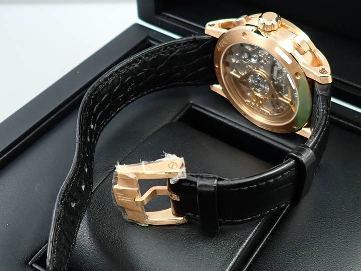 オーデマピゲ CODE 11.59 バイ オーデマ ピゲ クロノグラフ Ref.26393OR.OO.A002CR.01 ピンクゴールド ブラックラッカー文字盤