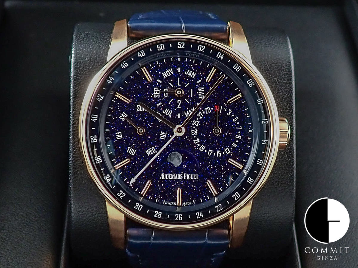 オーデマピゲ CODE 11.59 バイ オーデマ ピゲ パーペチュアルカレンダー Ref.26394OR.OO.D321CR.01 ピンクゴールド ブルーアヴェンチュリン文字盤
