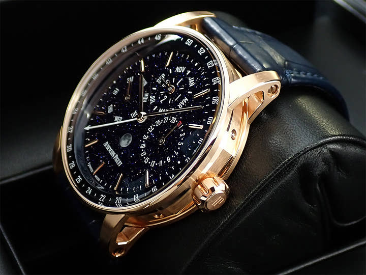 オーデマピゲ CODE 11.59 バイ オーデマ ピゲ パーペチュアルカレンダー Ref.26394OR.OO.D321CR.01 ピンクゴールド ブルーアヴェンチュリン文字盤