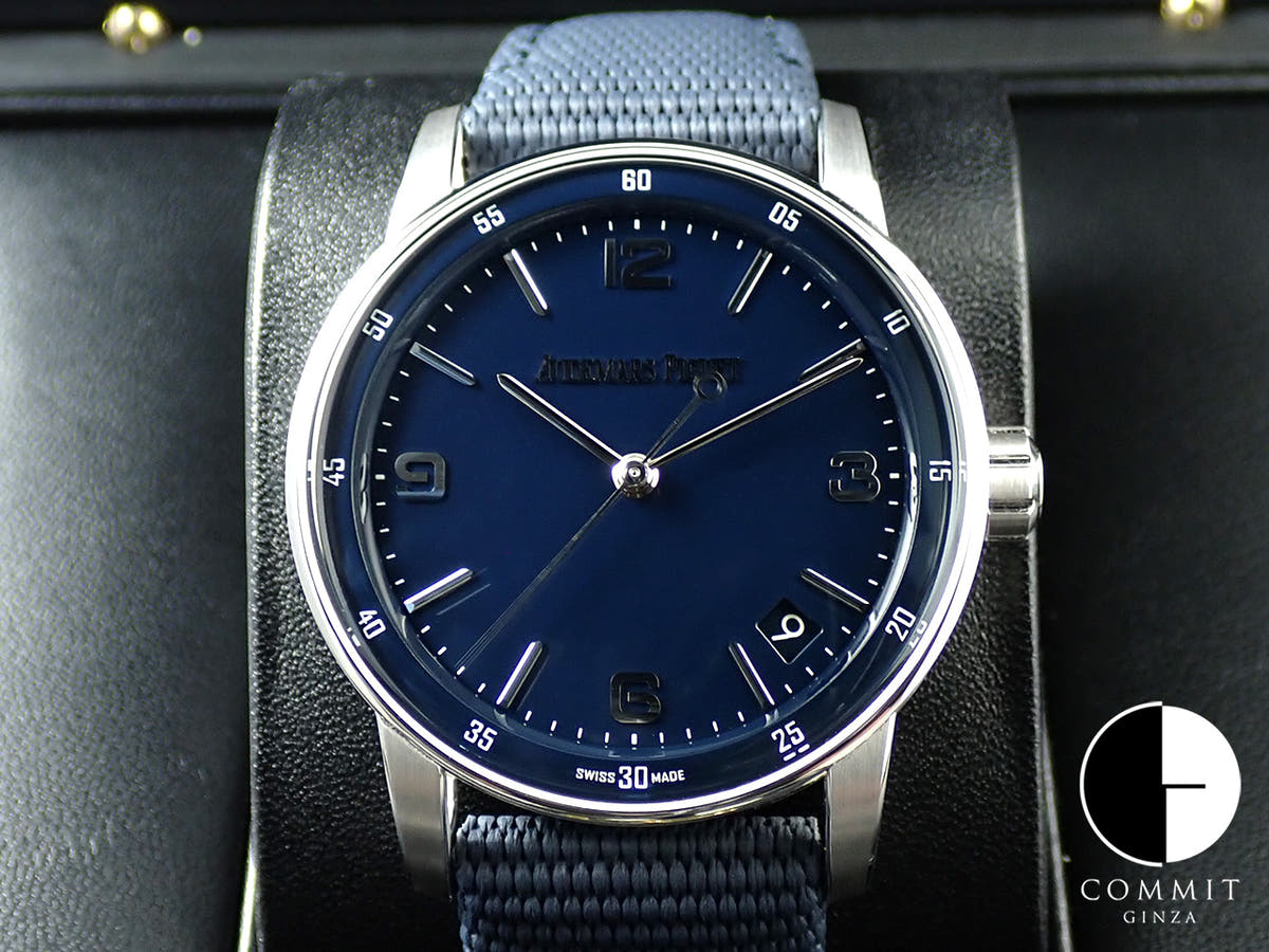 オーデマピゲ CODE 11.59 バイ オーデマ ピゲ Ref.15210BC.OO.A321CR.01 ホワイトゴールド ブルーラッカー文字盤