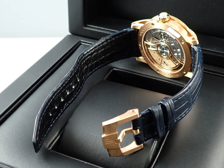 オーデマピゲ CODE 11.59 バイ オーデマ ピゲ Ref.15210OR.OO.A028CR.01 ピンクゴールド スモークブルーラッカー文字盤