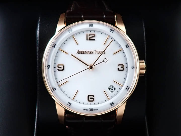 オーデマピゲ CODE 11.59 バイ オーデマ ピゲ Ref.15210OR.OO.A099CR.01 ピンクゴールド ホワイト文字盤