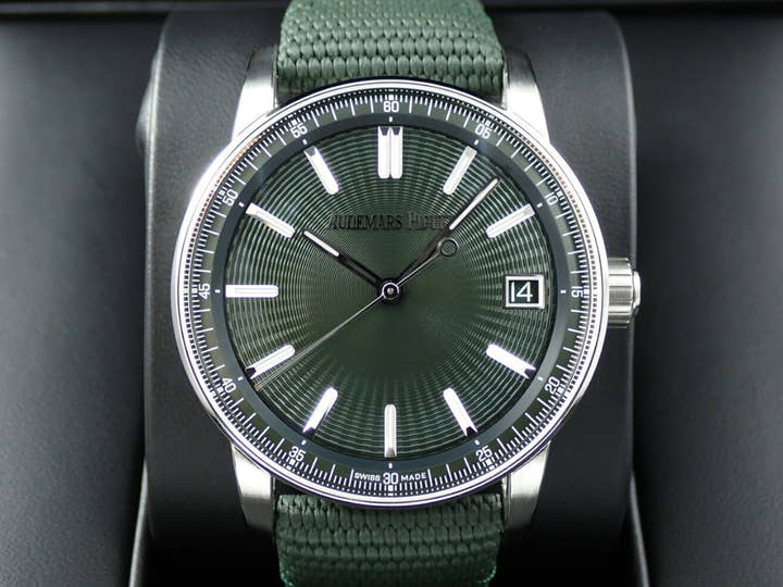 オーデマピゲ CODE 11.59 バイ オーデマ ピゲ Ref.15210ST.OO.A056KB.01 ステンレススチール グリーン文字盤
