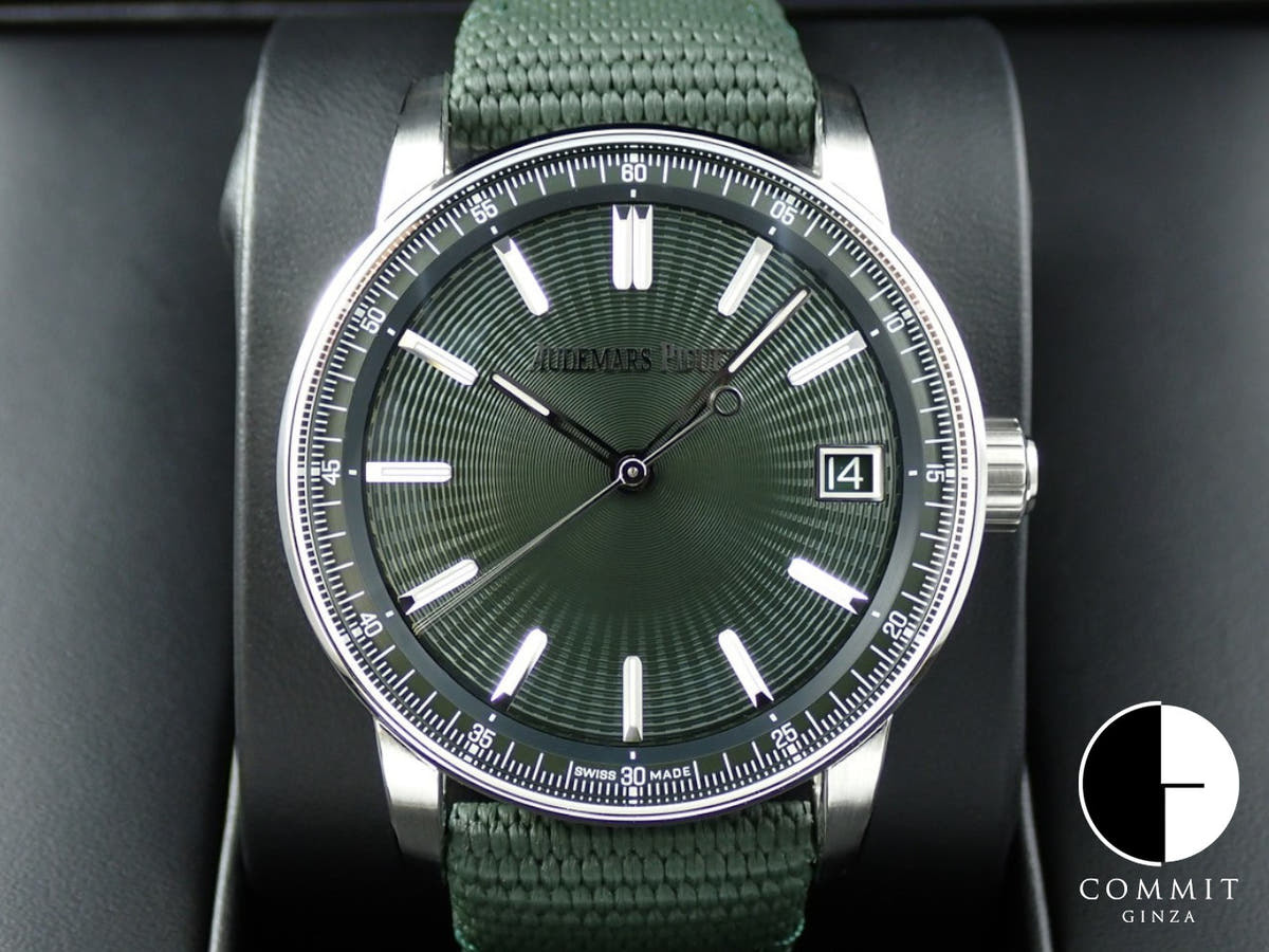 オーデマピゲ CODE 11.59 バイ オーデマ ピゲ Ref.15210ST.OO.A056KB.01 ステンレススチール グリーン文字盤