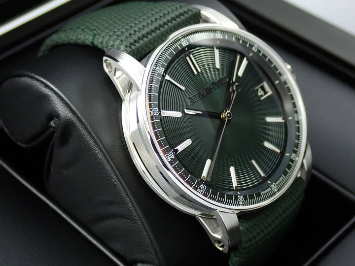 オーデマピゲ CODE 11.59 バイ オーデマ ピゲ Ref.15210ST.OO.A056KB.01 ステンレススチール グリーン文字盤
