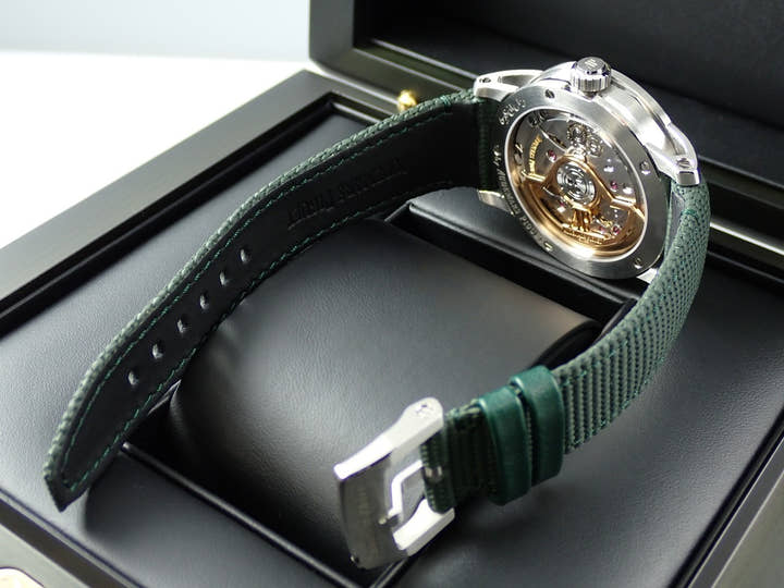 オーデマピゲ CODE 11.59 バイ オーデマ ピゲ Ref.15210ST.OO.A056KB.01 ステンレススチール グリーン文字盤